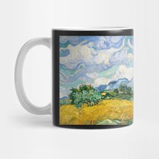 Wheat Field with Cypresses by van Gogh Mug